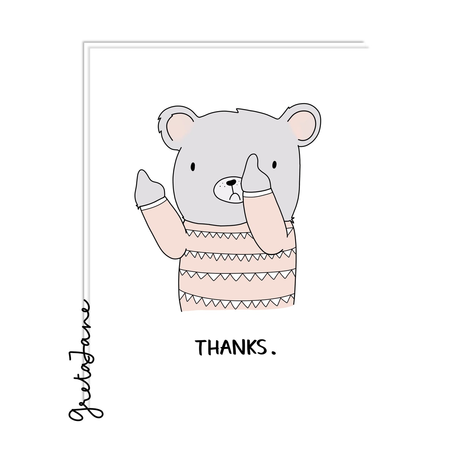 Thank you, fuck you