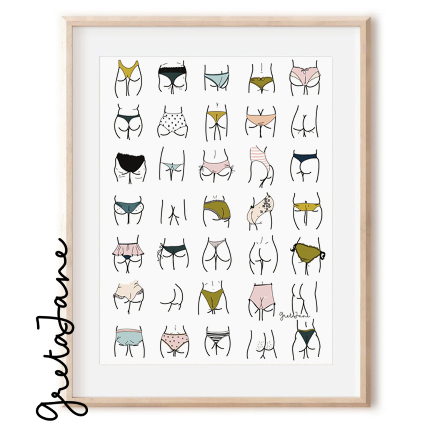 The bottoms print