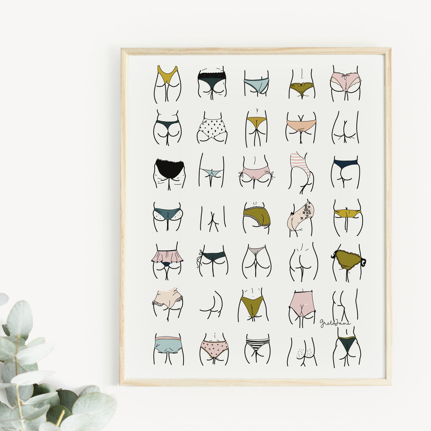 The bottoms print
