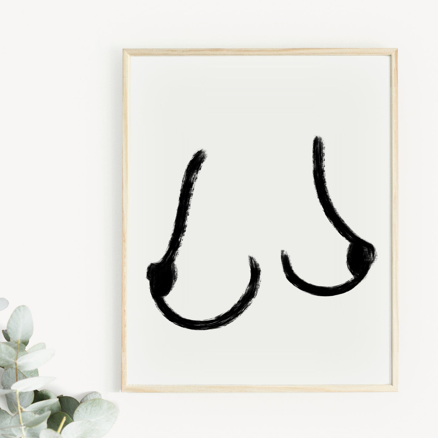 The lone boob print