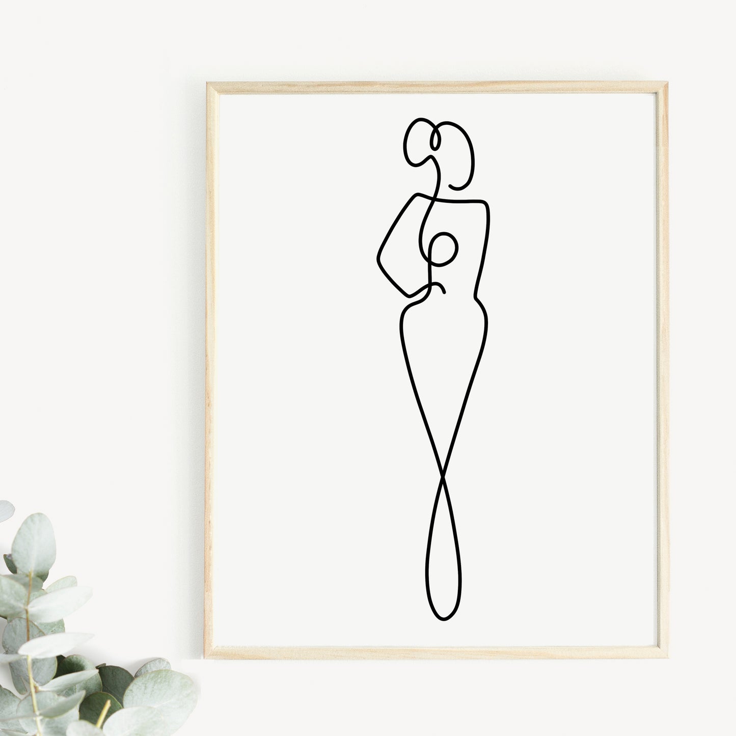 The one line lady