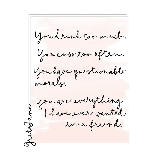 This works great to give to your garbage friend, family or coworker. Because we all have those borderline garbage people in our lives but we keep them around because while they may be garbage trash they are still capable of great things. It's called a garbage CAN not a garbage CAN
