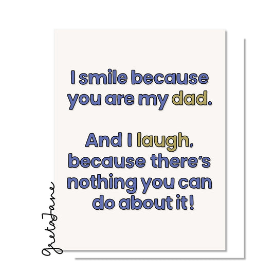 You’re my Dad, sucker.